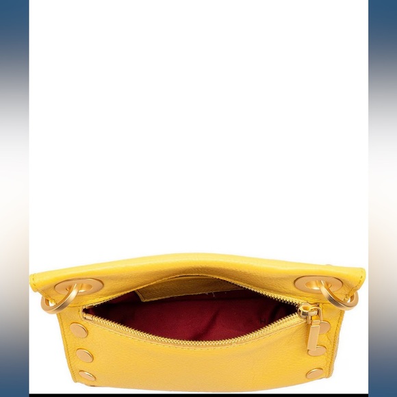 Hammitt Tony Gold Tone Grommet Studded Leather Crossbody Bag and wallet set - Picture 9 of 15